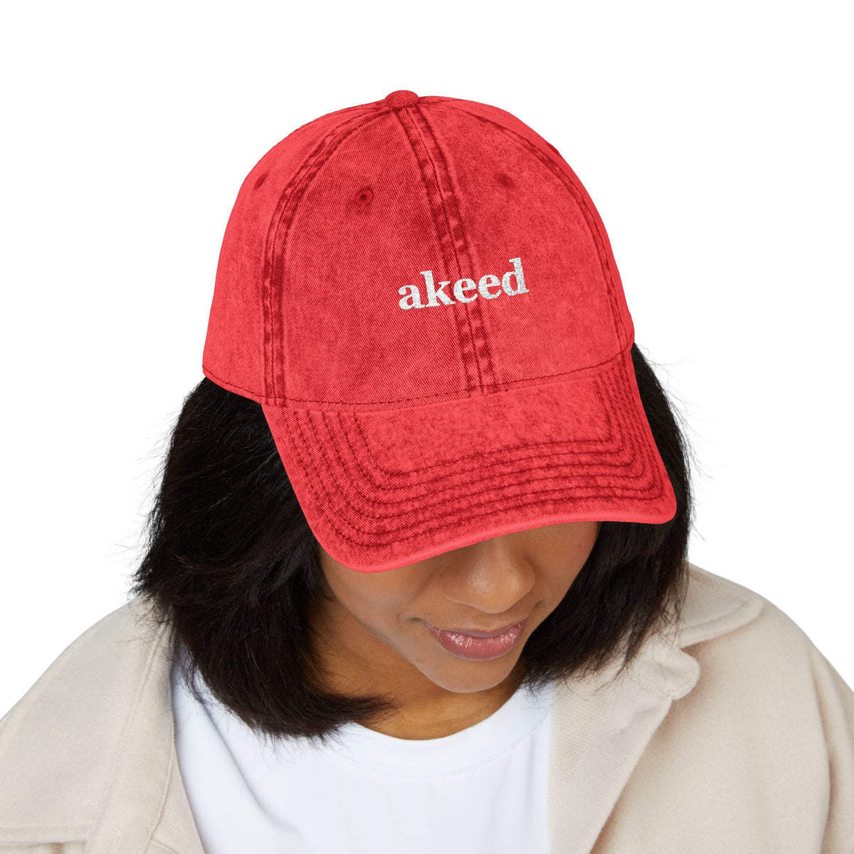 Akeed Embroidered Funny Arab Dad Hat | Wallah Wear