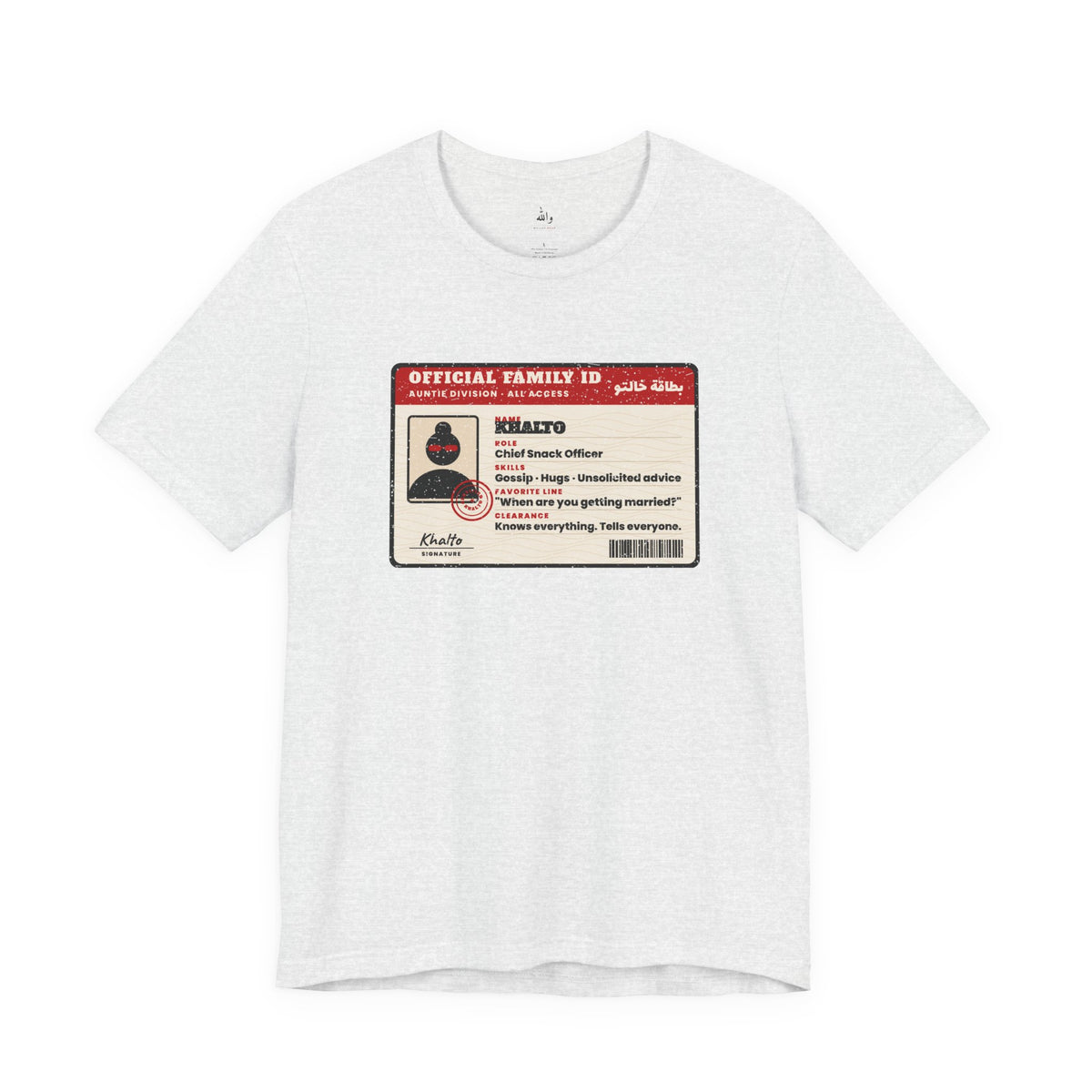 "Official Khalto ID" Tee