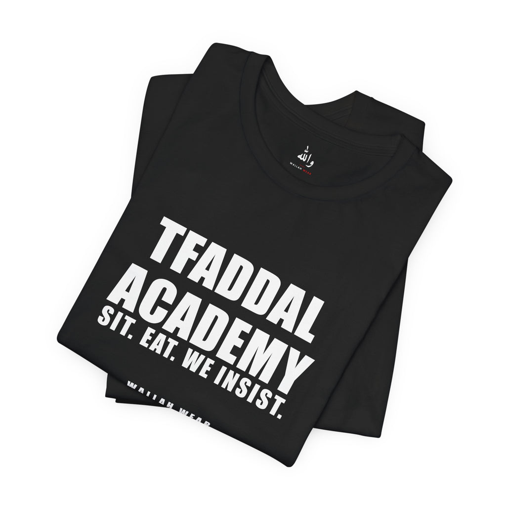 Tfaddal Academy Funny Arab Hospitality Tee | Wallah Wear