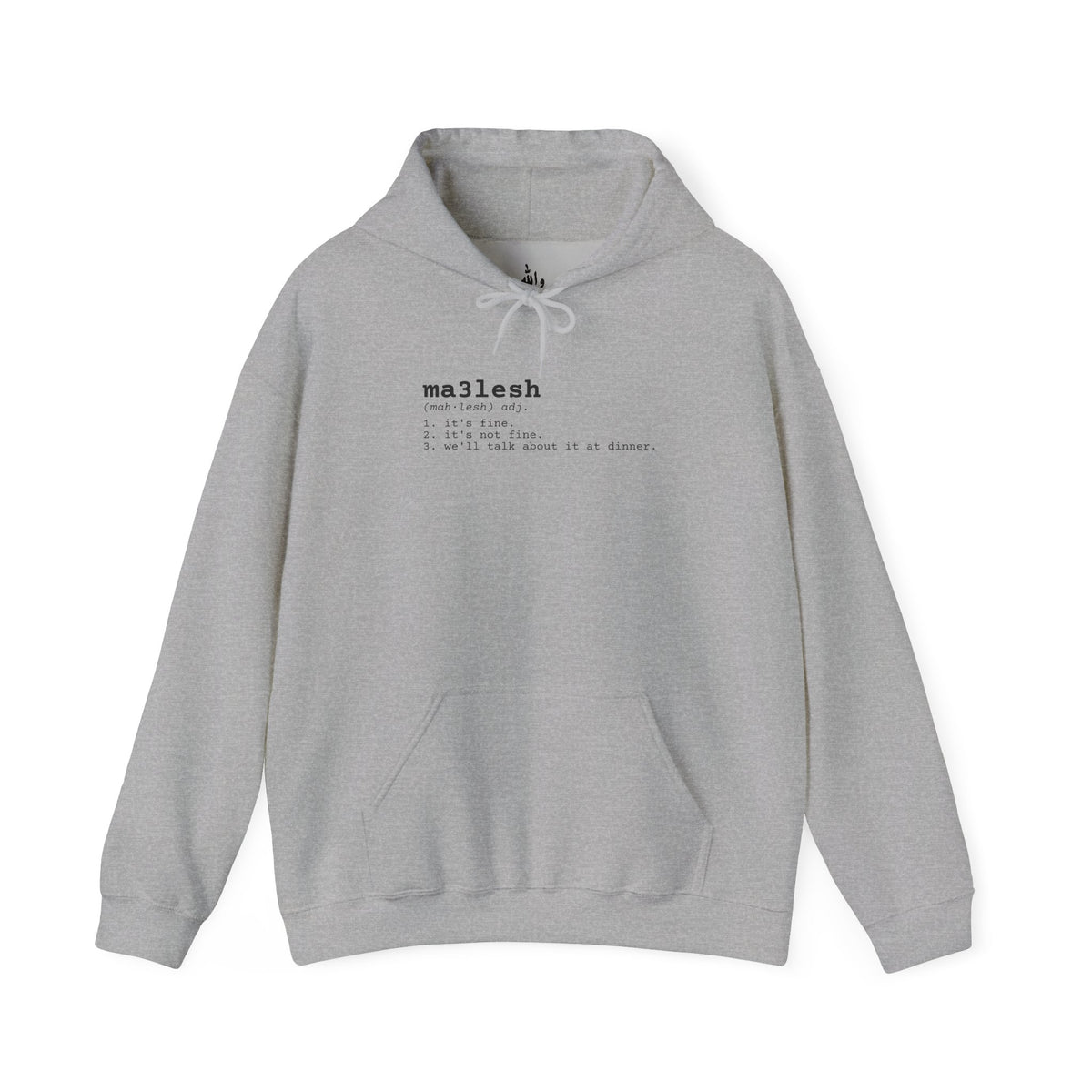"Ma3lesh" Dictionary Hoodie