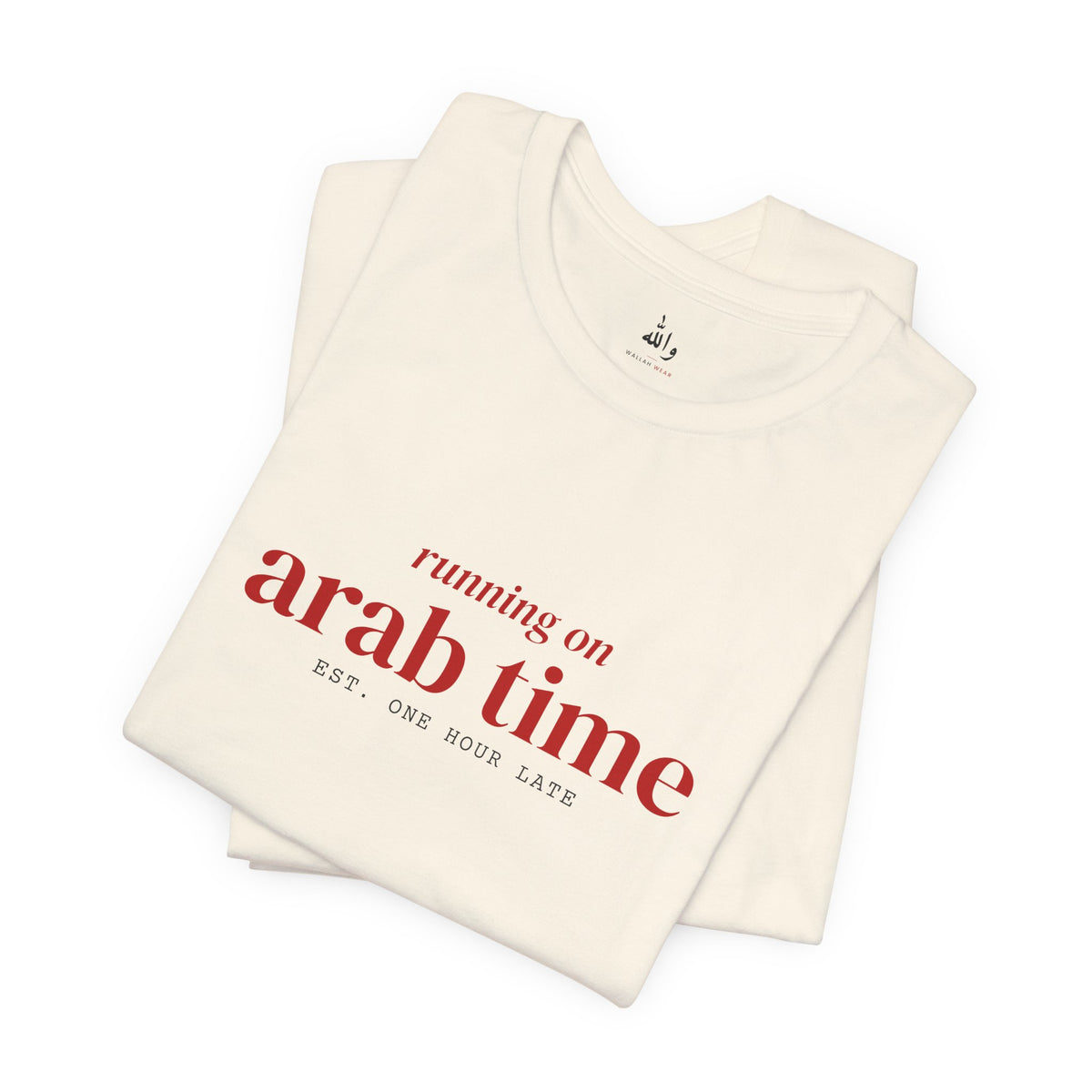 "Running on Arab Time" Tee