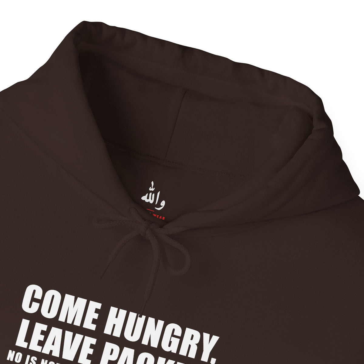 Come Hungry Leave Packed Funny Arab Hoodie | Wallah Wear