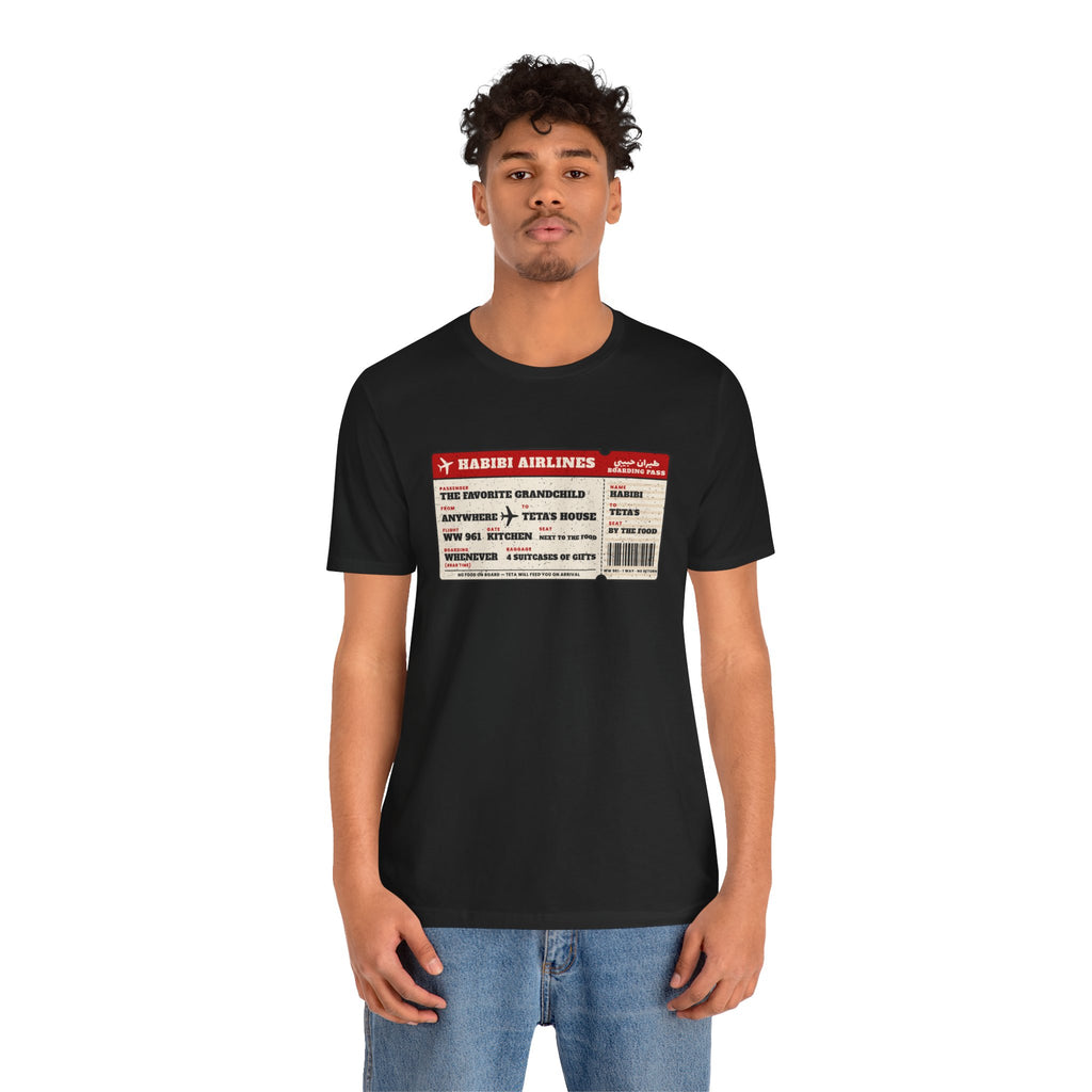 "Habibi Airlines" Boarding Pass Tee