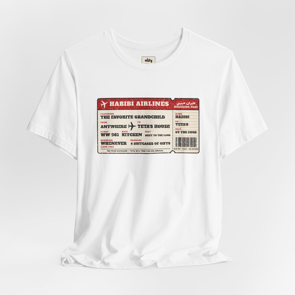 "Habibi Airlines" Boarding Pass Tee