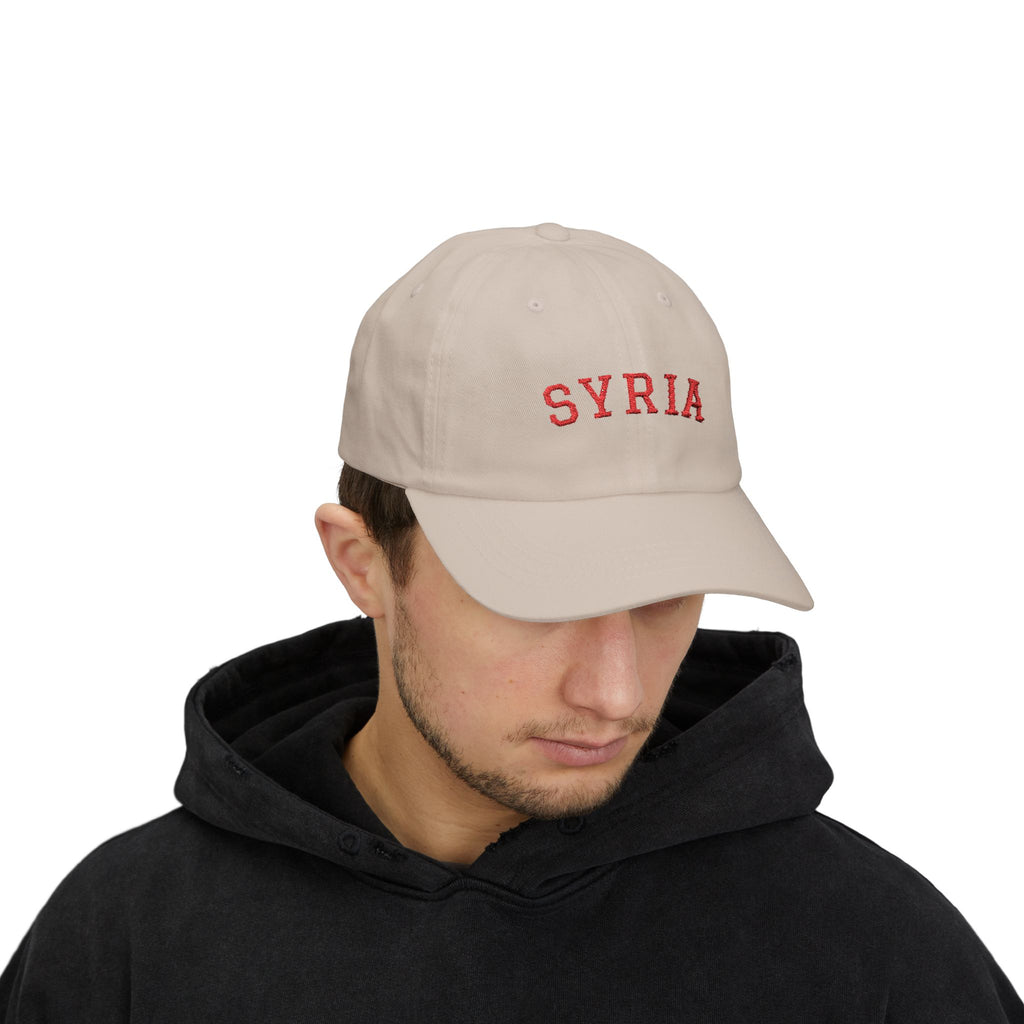 Syria Varsity Embroidered Cap