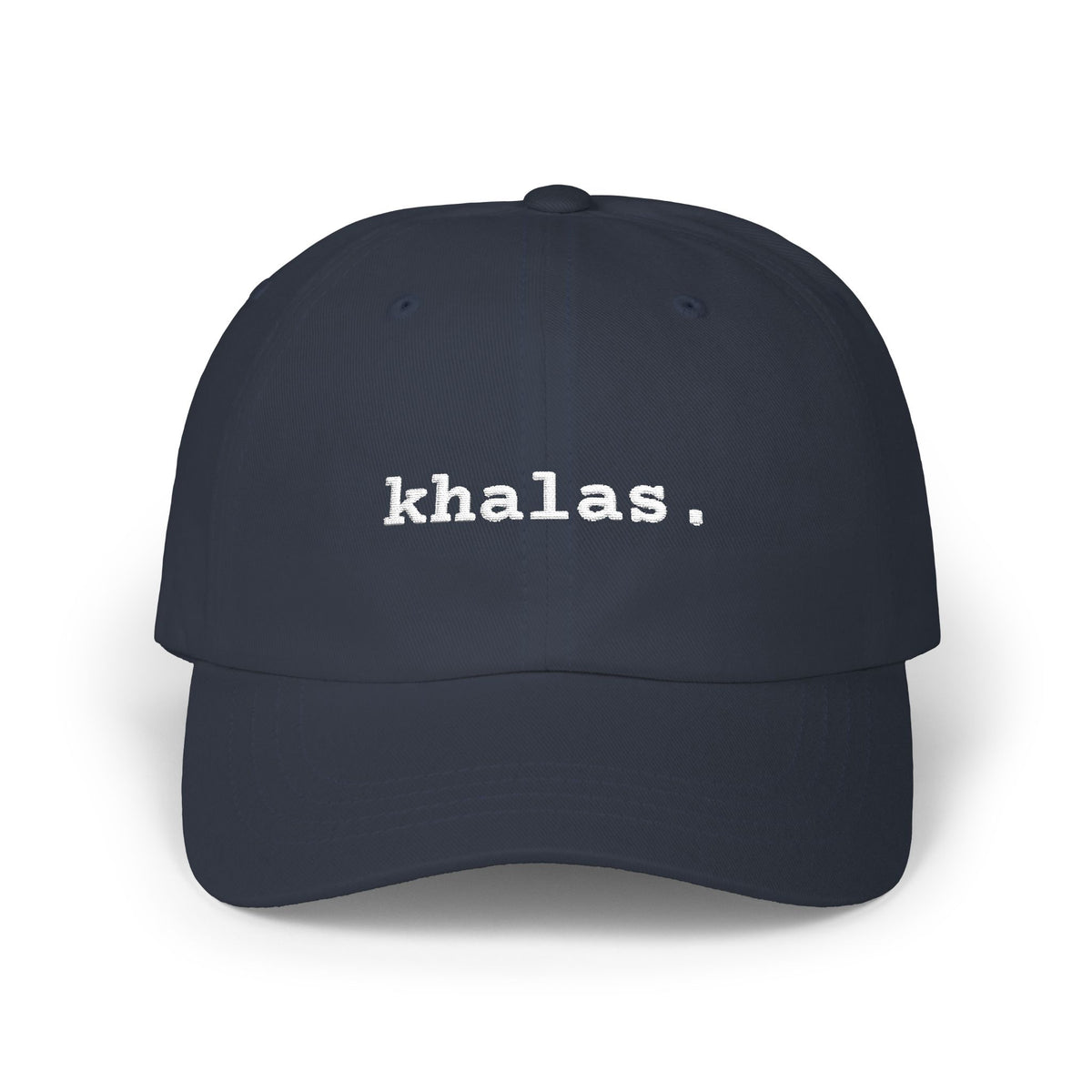 "Khalas." Embroidered Cap