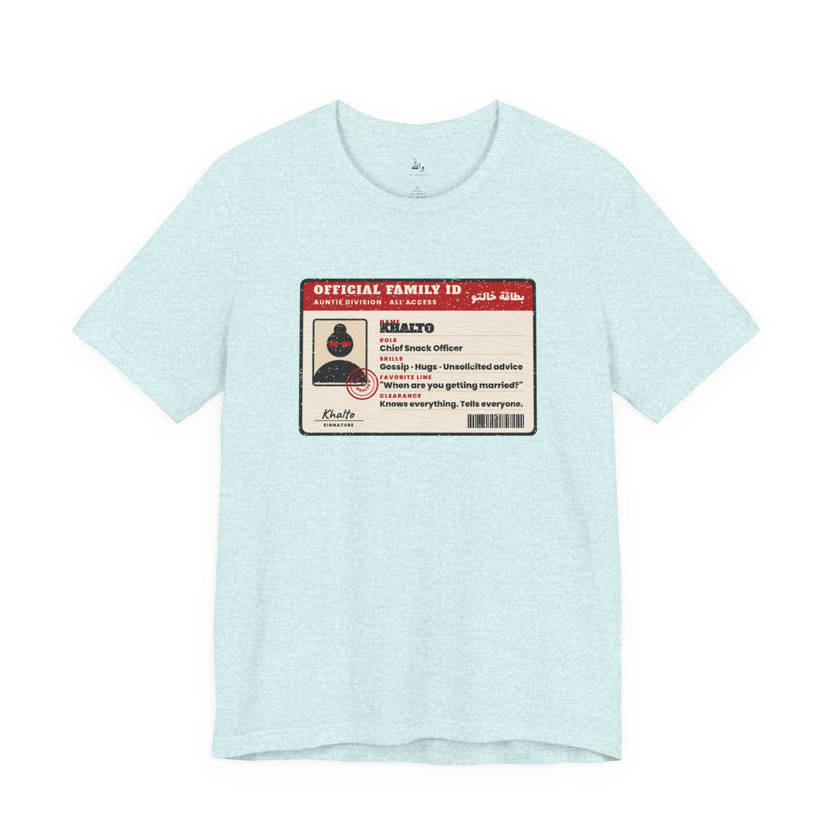 "Official Khalto ID" Tee
