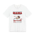 Mama's Shibsheb Undefeated Champion tee with flying slipper and official stats