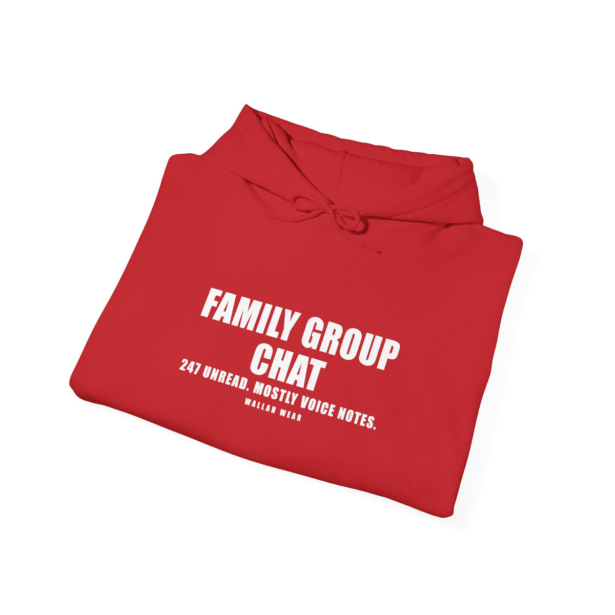 Family Group Chat Funny Arab Hoodie | Wallah Wear