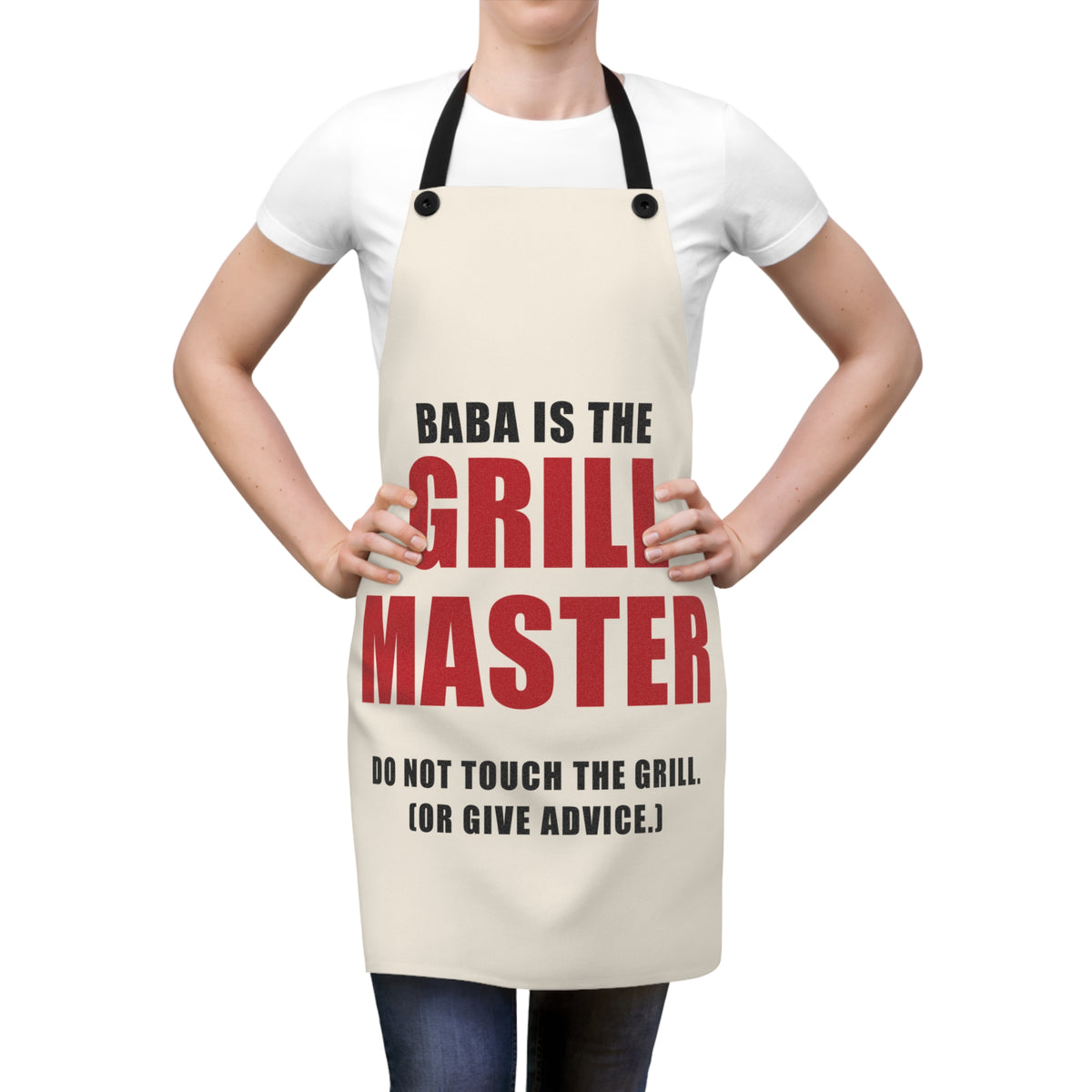 Baba Is The Grill Master Funny Arab Dad Apron | Wallah Wear