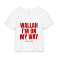 Wallah I’m On My Way Organic Rib Baby Tee