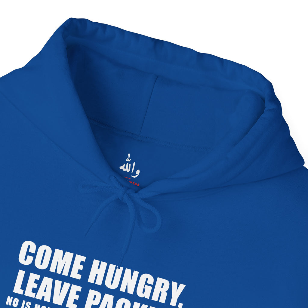 Come Hungry Leave Packed Funny Arab Hoodie | Wallah Wear