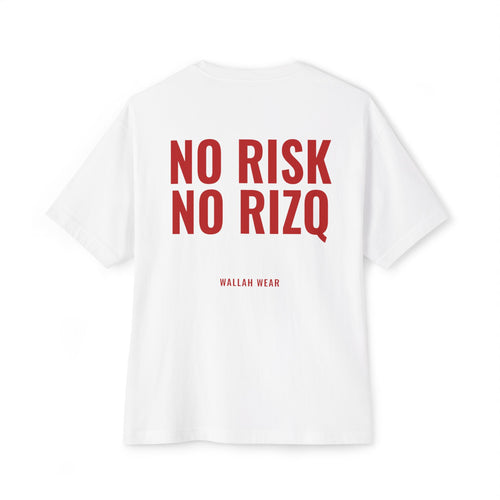 "No Risk, No Rizq" Oversized Tee