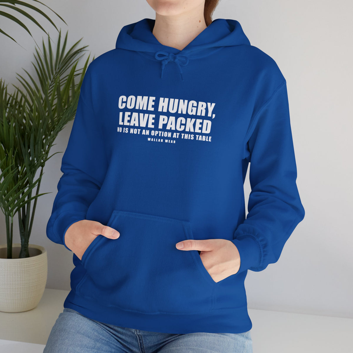 Come Hungry Leave Packed Funny Arab Hoodie | Wallah Wear
