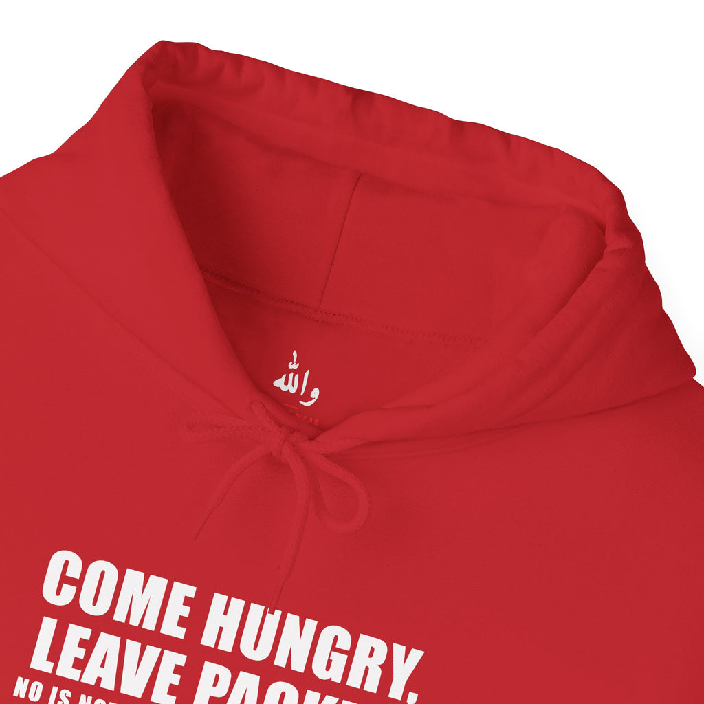 Come Hungry Leave Packed Funny Arab Hoodie | Wallah Wear