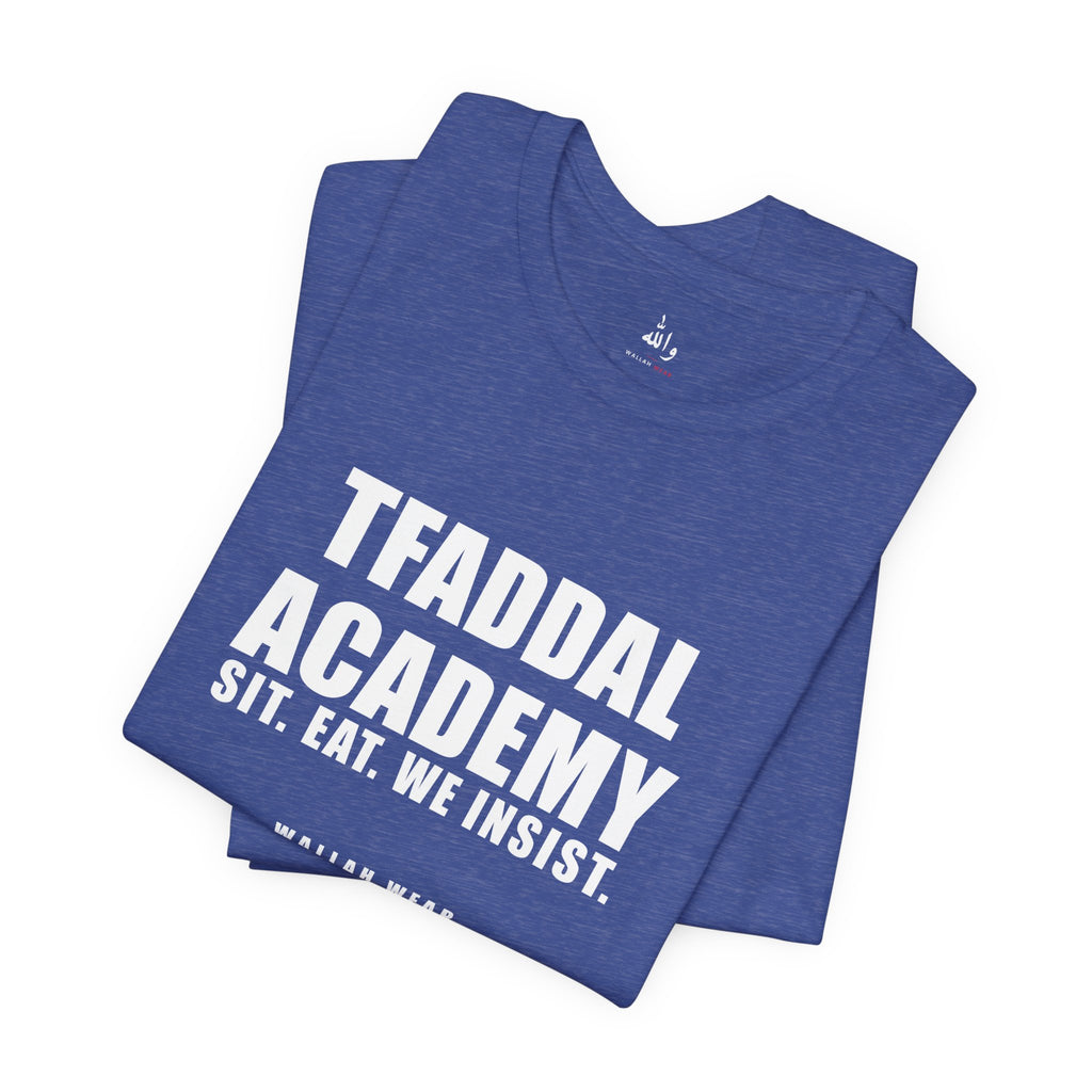 Tfaddal Academy Funny Arab Hospitality Tee | Wallah Wear