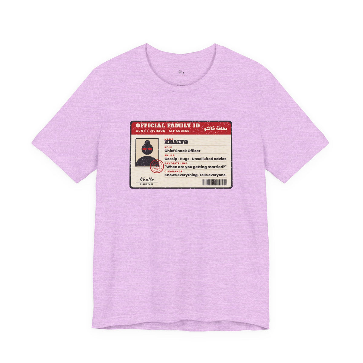 "Official Khalto ID" Tee