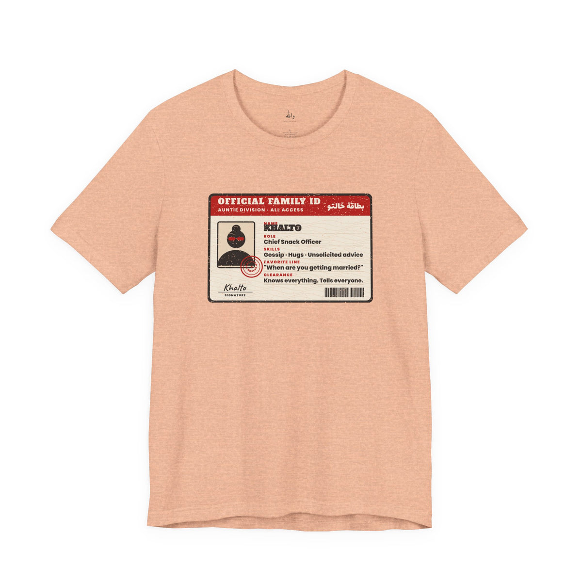 "Official Khalto ID" Tee