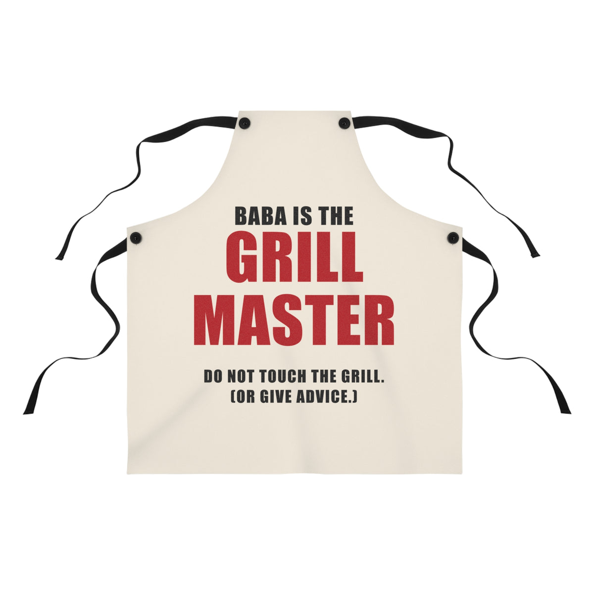 Baba Is The Grill Master Funny Arab Dad Apron | Wallah Wear