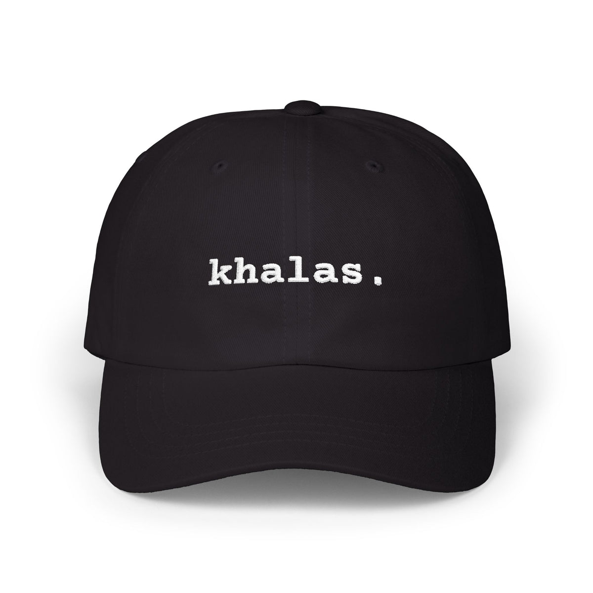 Khalas embroidered dad cap