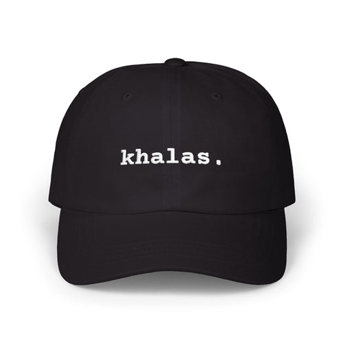 Khalas embroidered dad cap