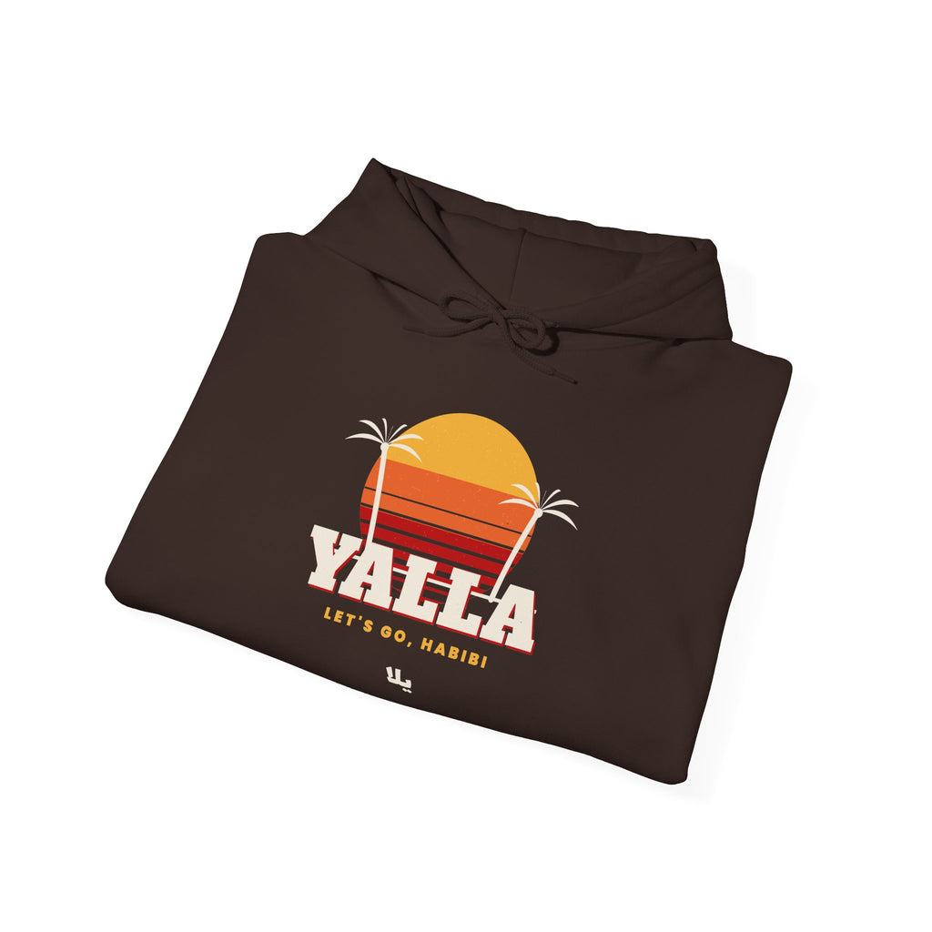 "Yalla" Retro Sunset Hoodie