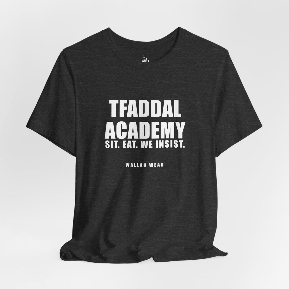 Tfaddal Academy Funny Arab Hospitality Tee | Wallah Wear