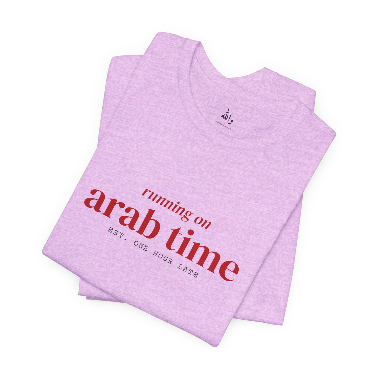 "Running on Arab Time" Tee