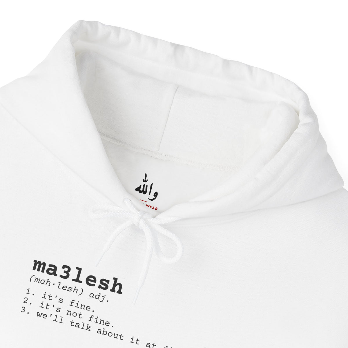 "Ma3lesh" Dictionary Hoodie