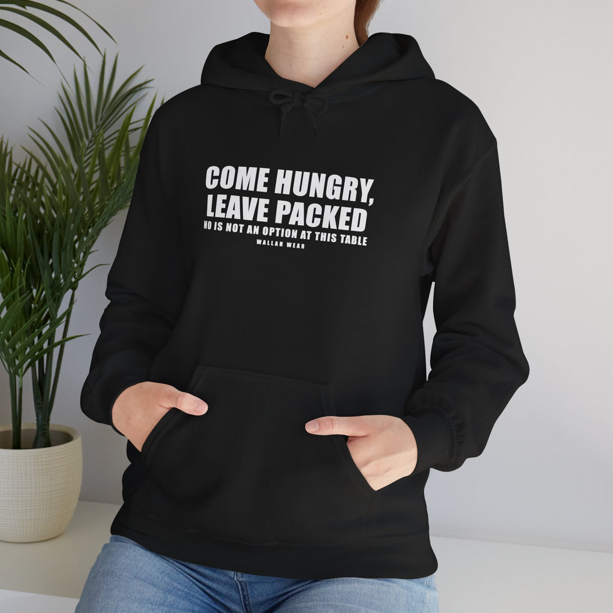 Come Hungry Leave Packed Funny Arab Hoodie | Wallah Wear
