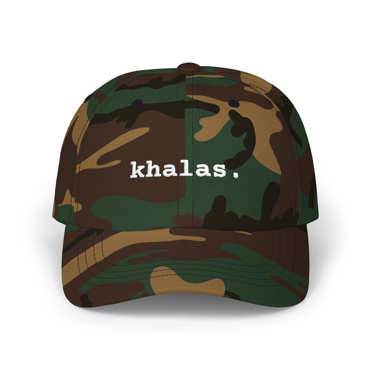 "Khalas." Embroidered Cap