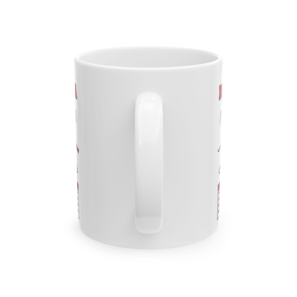 Maqluba Flip Academy mug by Wallah Wear, view 2