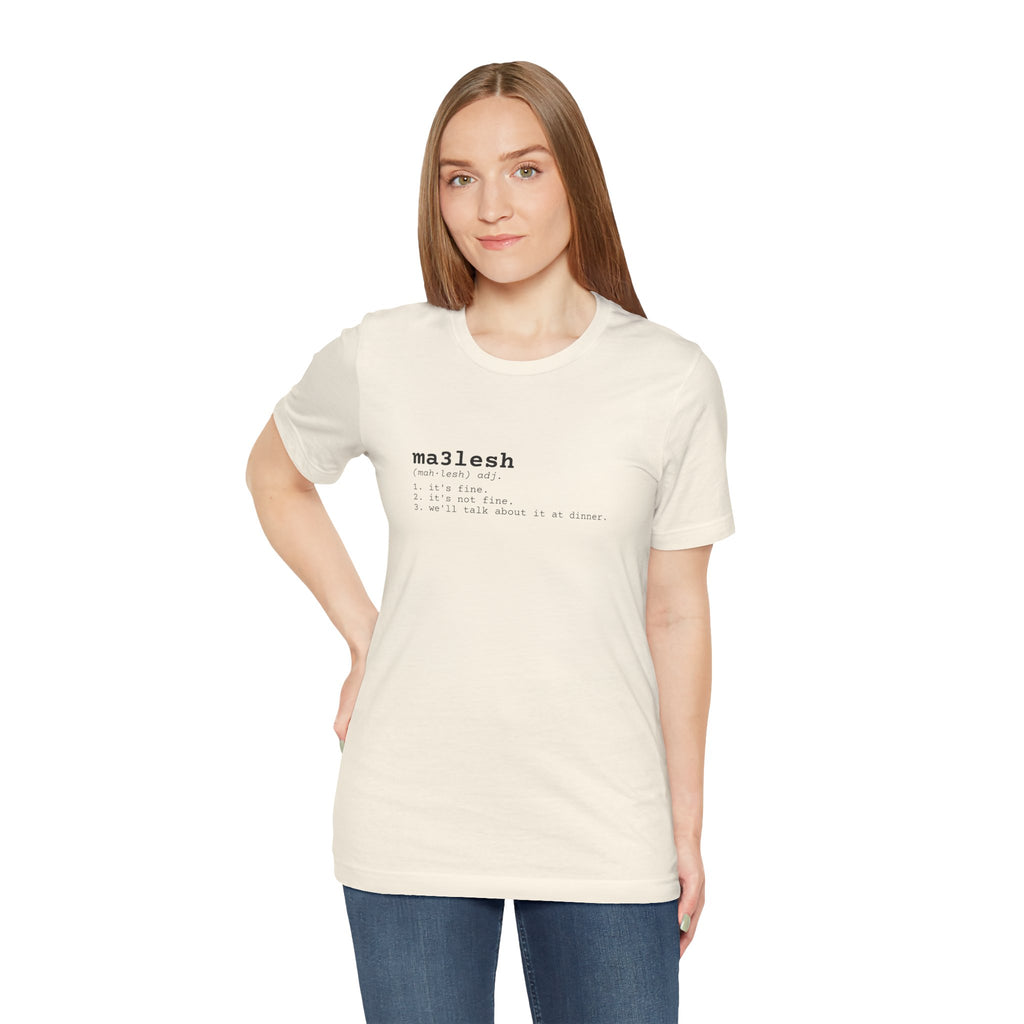 "Ma3lesh" Dictionary Tee