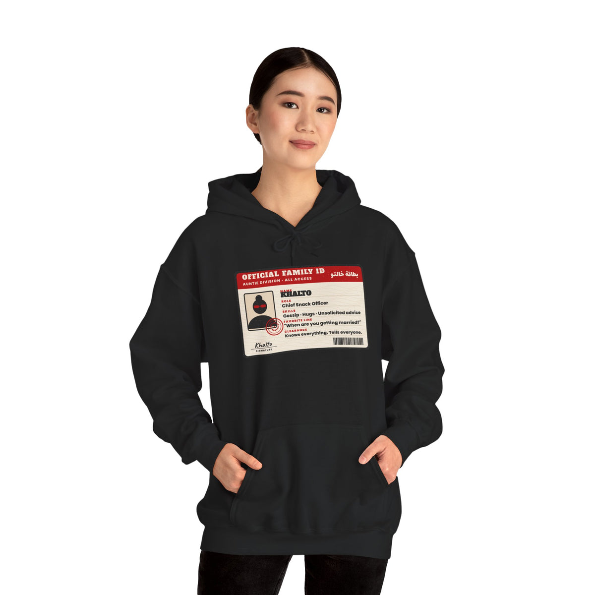 "Official Khalto ID" Hoodie