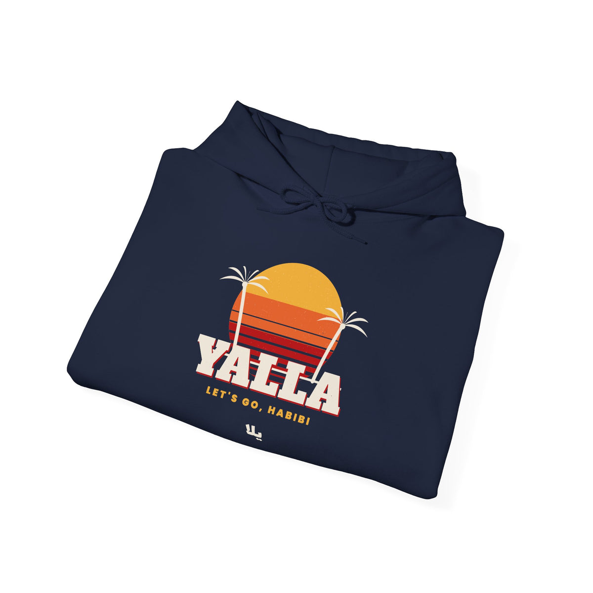"Yalla" Retro Sunset Hoodie