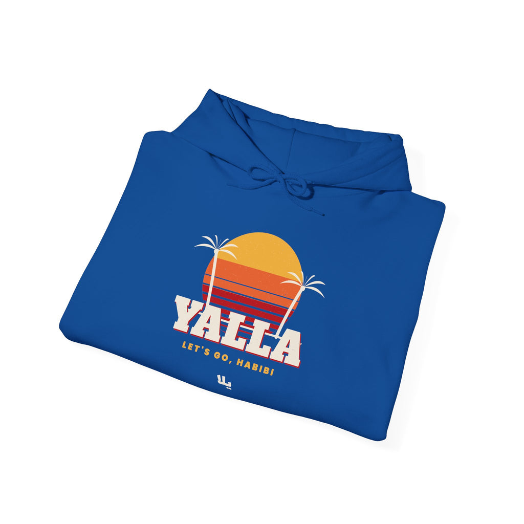 "Yalla" Retro Sunset Hoodie