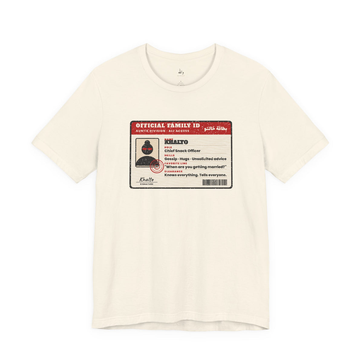 "Official Khalto ID" Tee