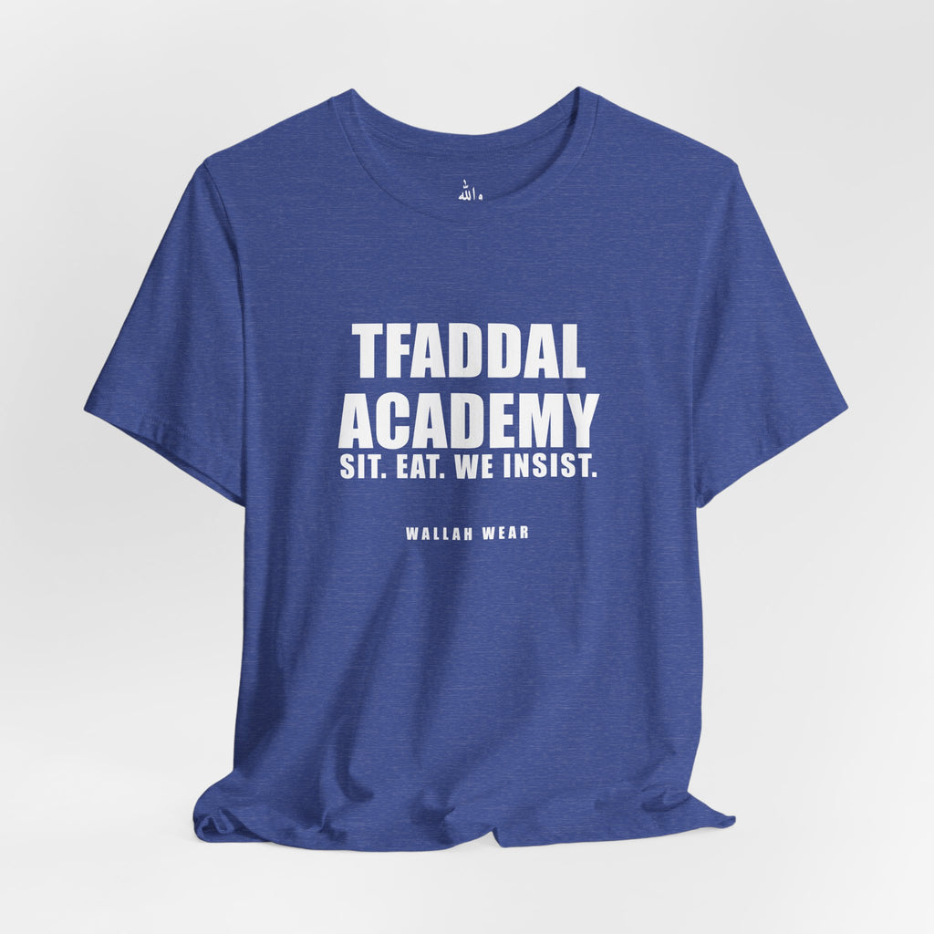 Tfaddal Academy Funny Arab Hospitality Tee | Wallah Wear