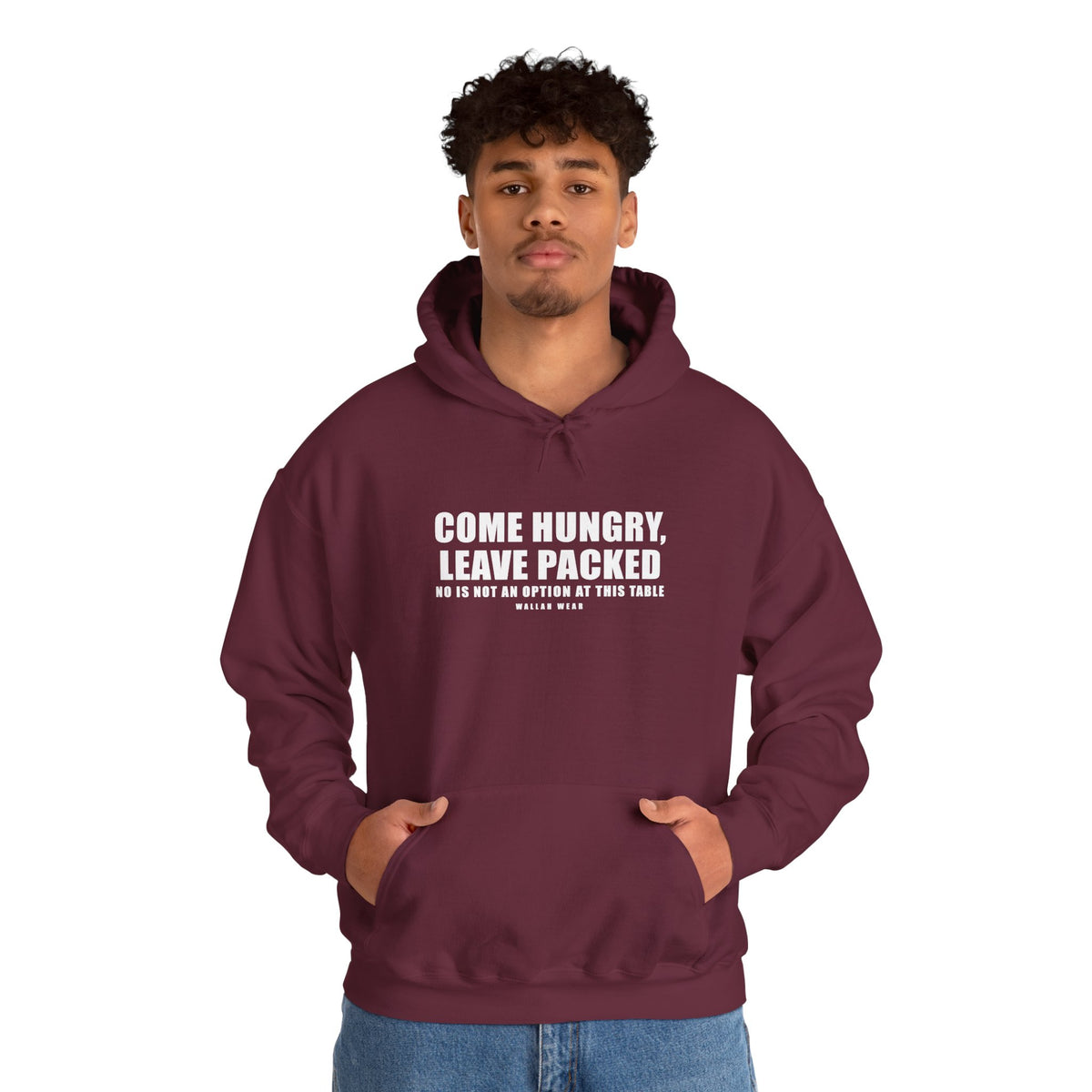 Come Hungry Leave Packed Funny Arab Hoodie | Wallah Wear