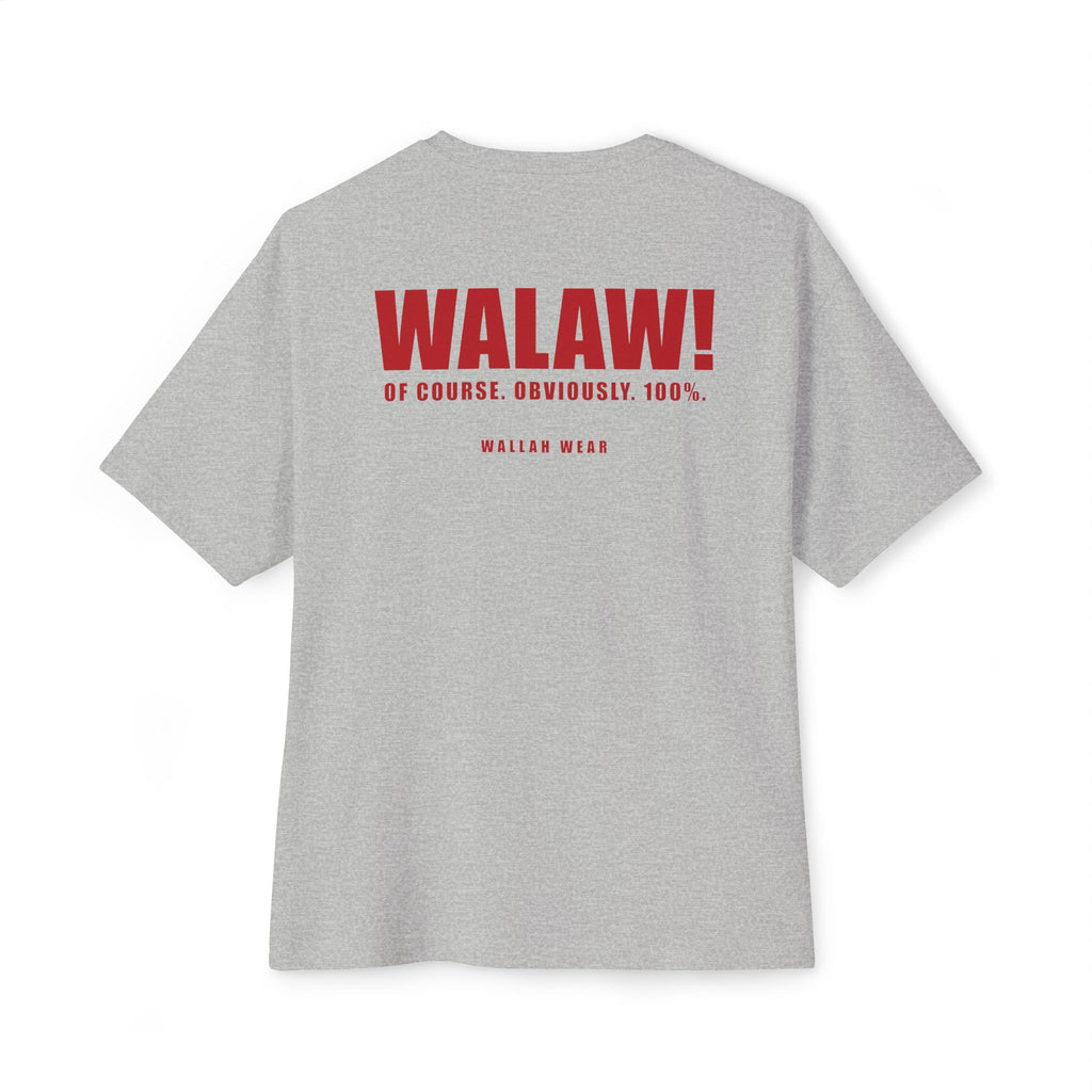 Walaw! Funny Arab Slang Oversized Tee | Wallah Wear