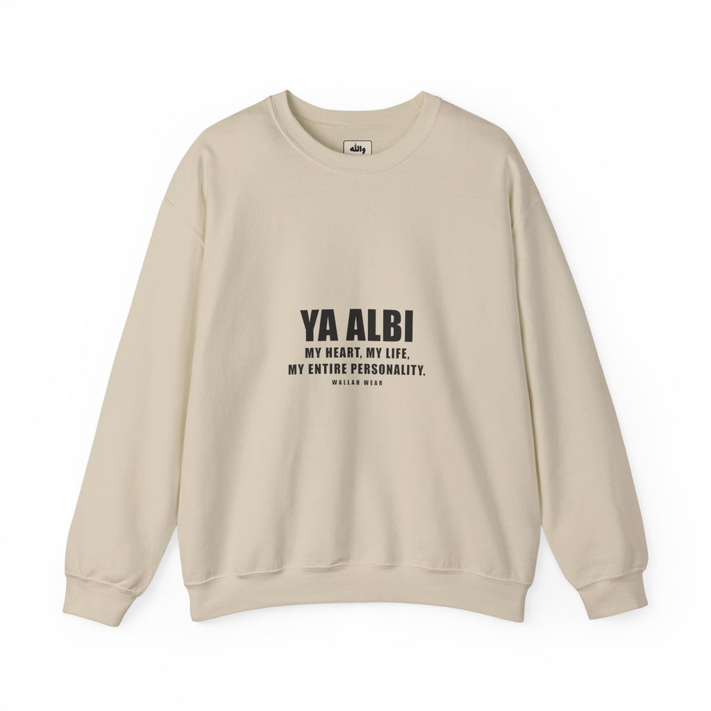 Ya Albi Funny Arab Crewneck Sweatshirt | Wallah Wear