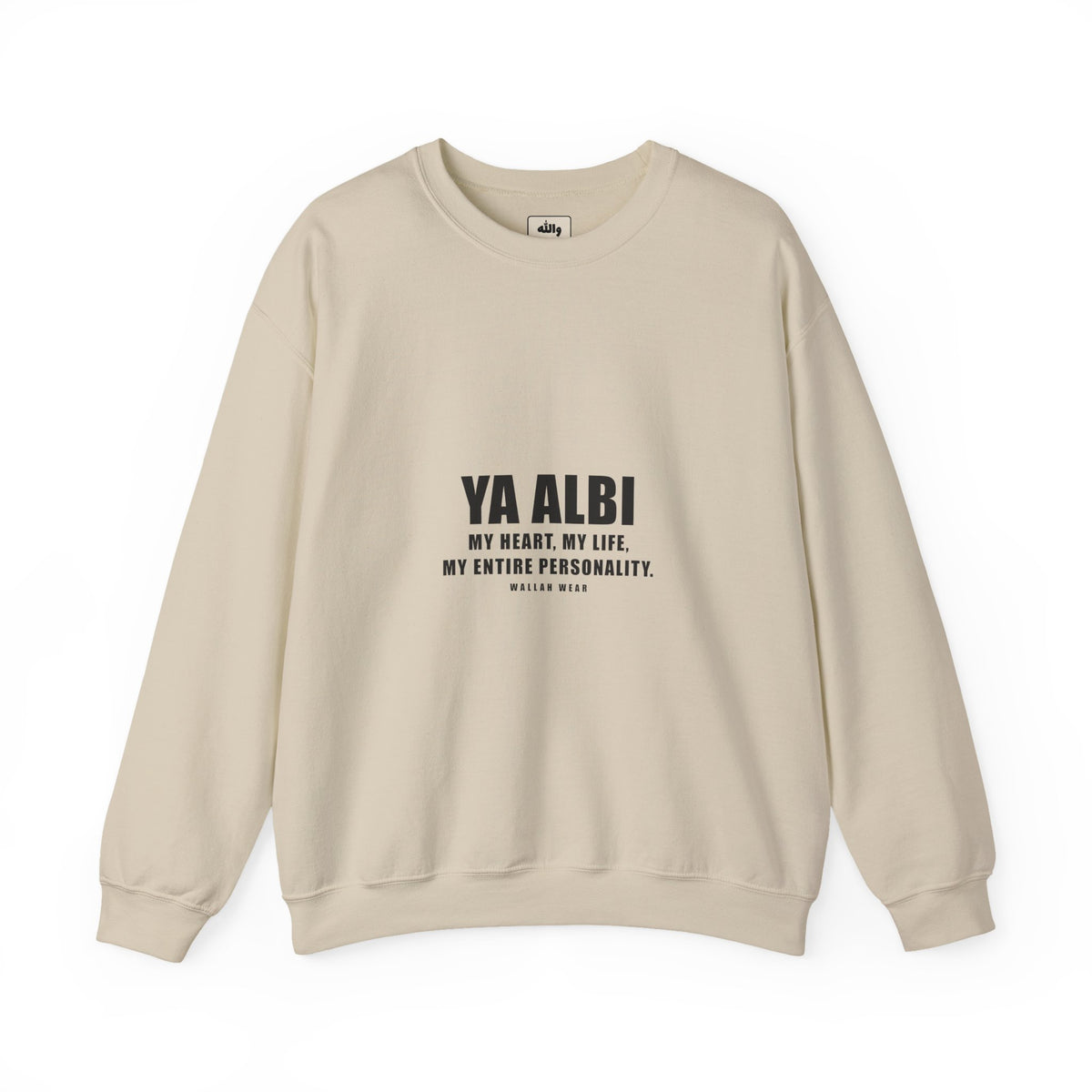 Ya Albi Funny Arab Crewneck Sweatshirt | Wallah Wear