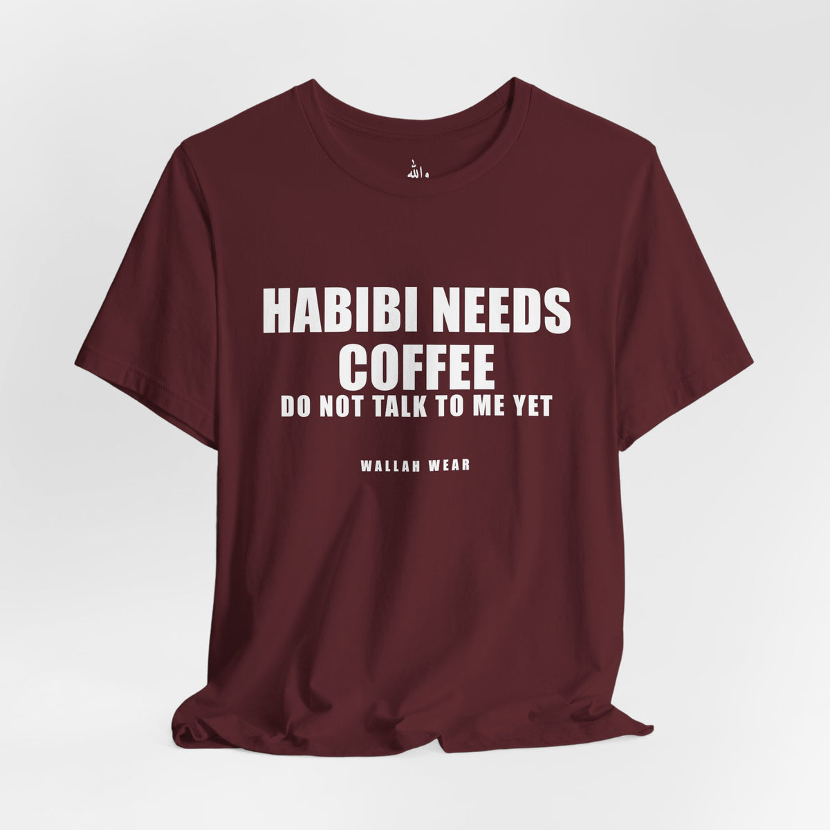 Habibi Needs Coffee Funny Arab Tee | Wallah Wear