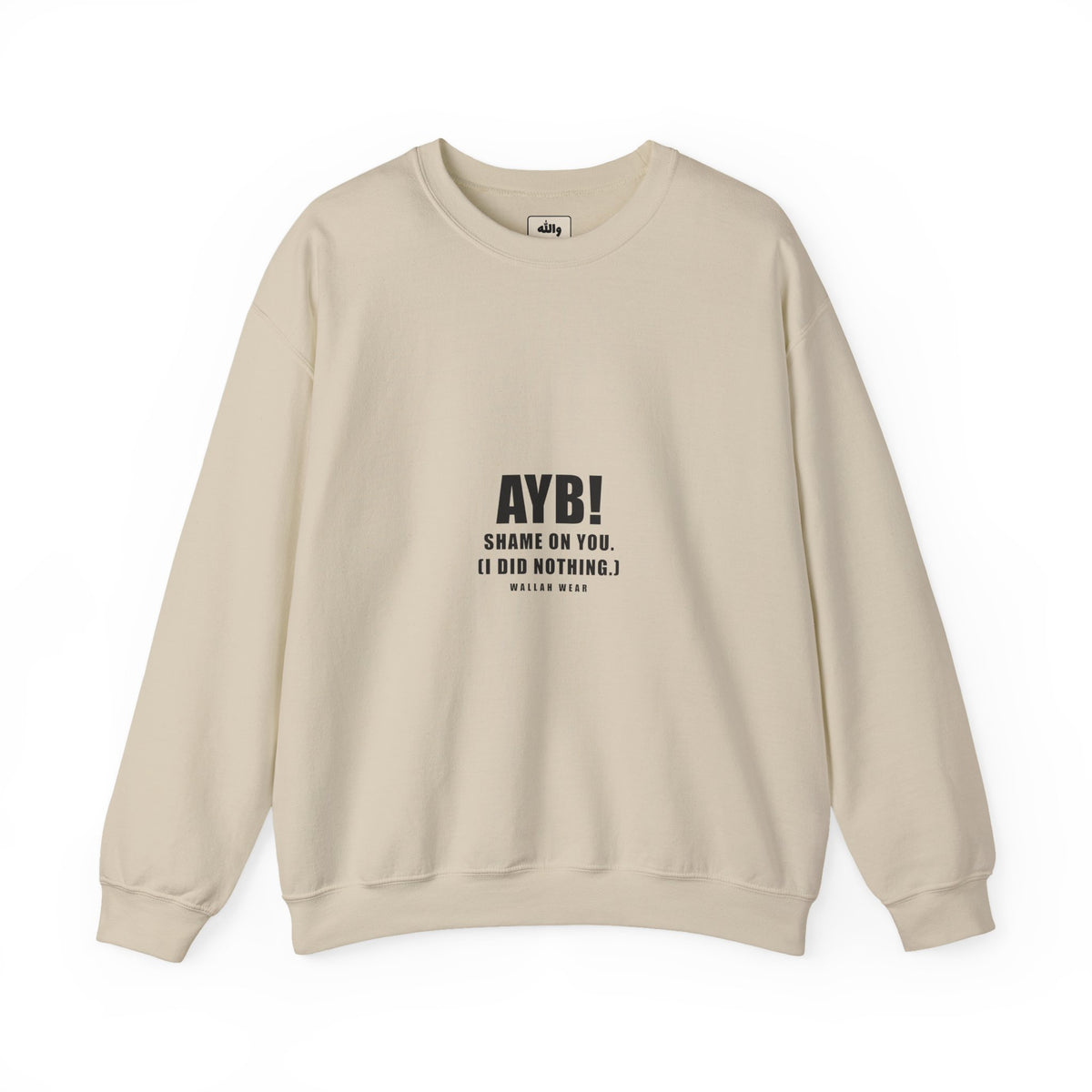 Ayb! Funny Arab Crewneck Sweatshirt | Wallah Wear