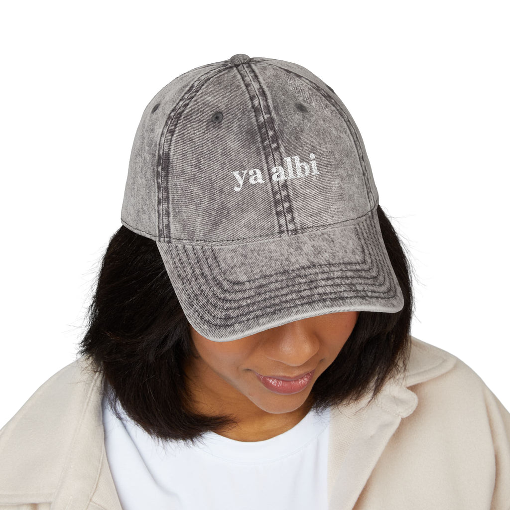 Ya Albi Embroidered Funny Arab Dad Hat | Wallah Wear