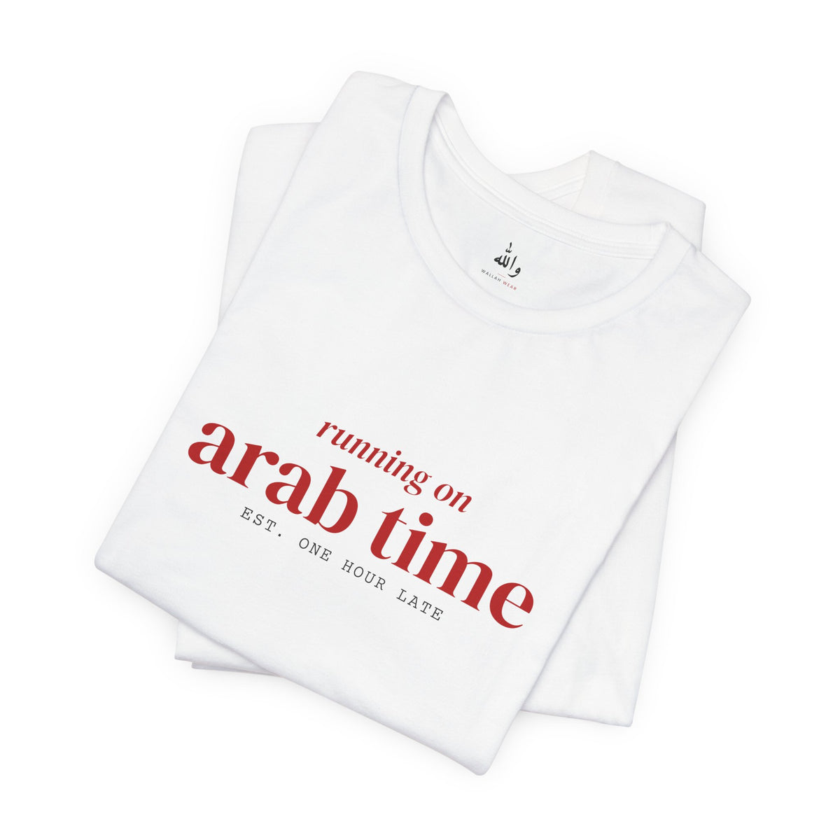 "Running on Arab Time" Tee