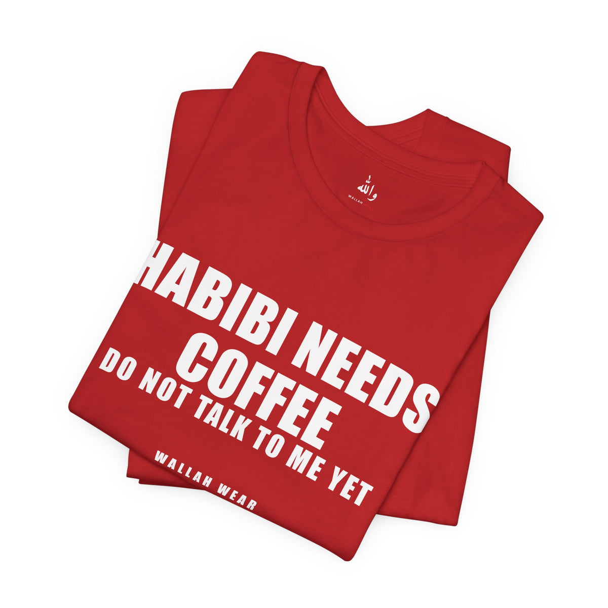 Habibi Needs Coffee Funny Arab Tee | Wallah Wear