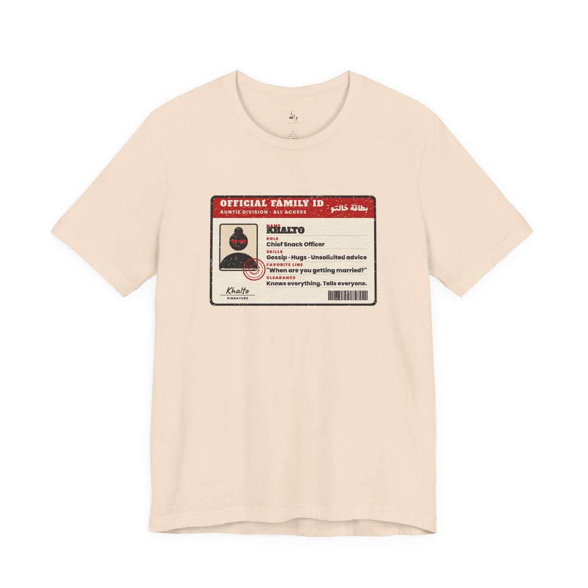 "Official Khalto ID" Tee