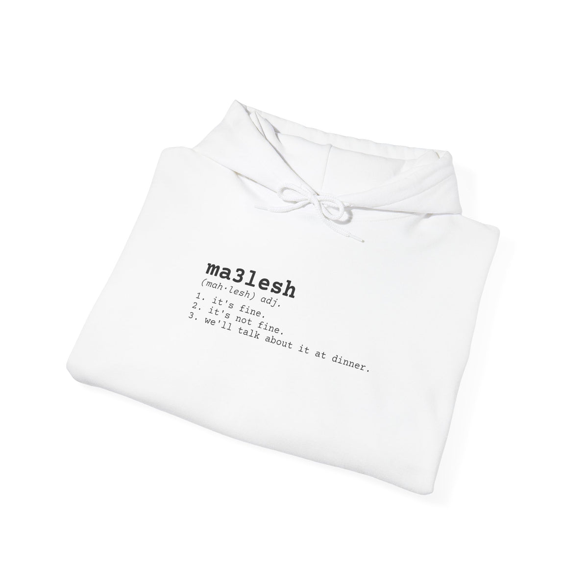 "Ma3lesh" Dictionary Hoodie