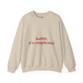 Back view of the Habibi, It's Complicated crewneck sweatshirt